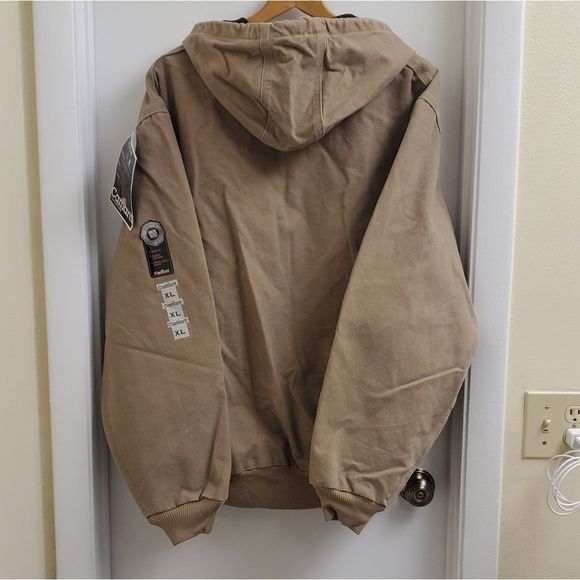 🤩New With TagsVintage carhartt thermal net lined canvas jacket size men's XL - Picture 8 of 9